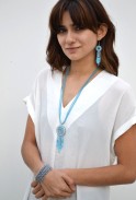 Macrame Fringe Earrings